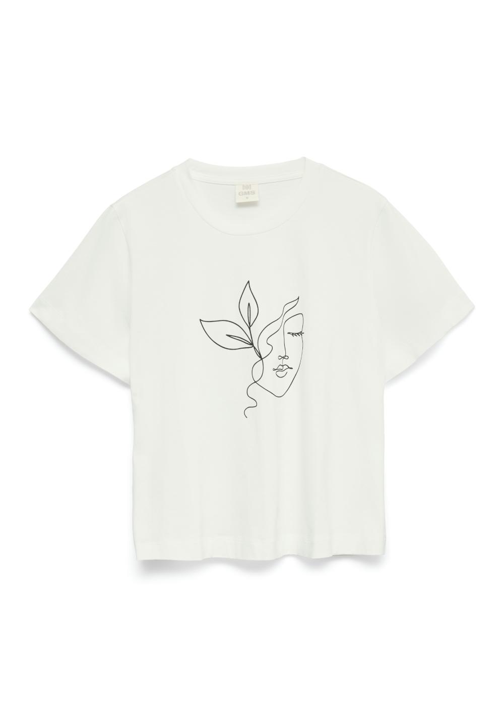 vero moda thea matte zenska majica bela