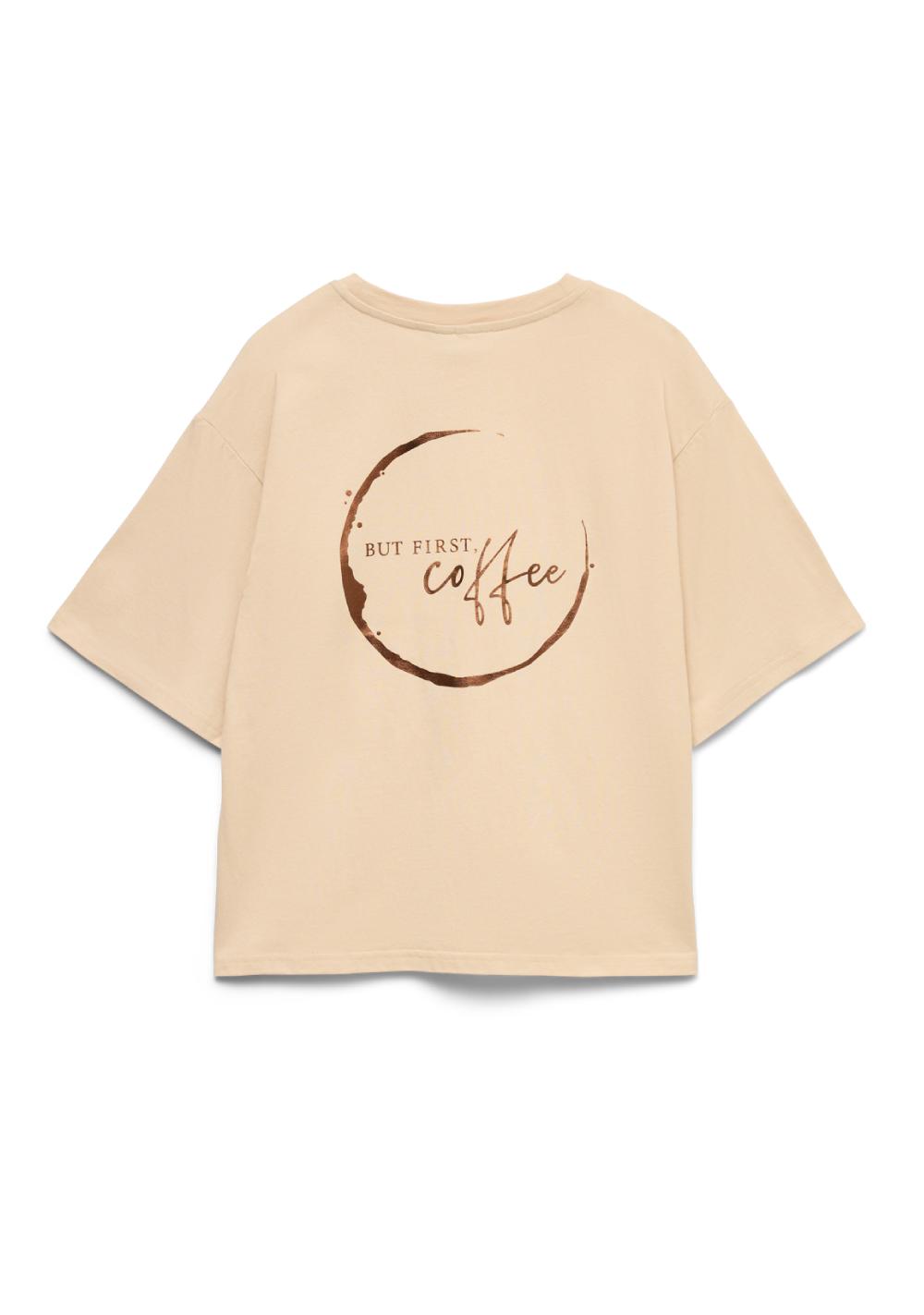 vero moda zenska majica sa printom bez