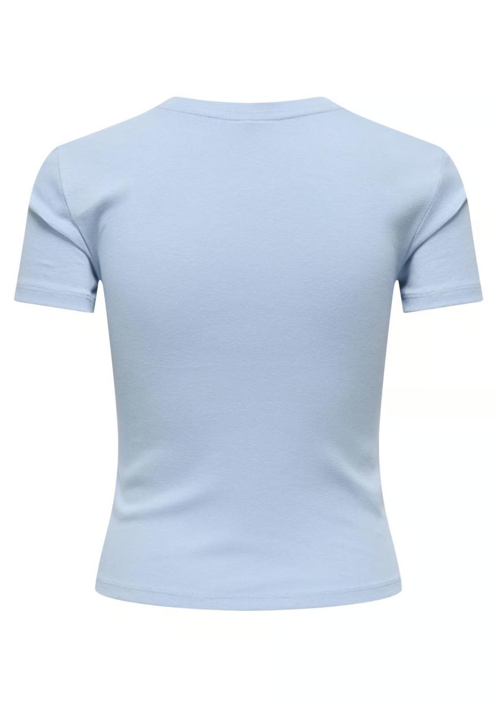 only zenska majica sa printom plava