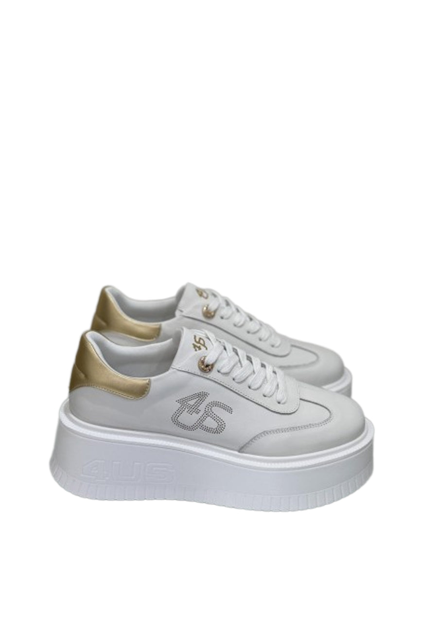 4us paciotti zenske platform patike bela