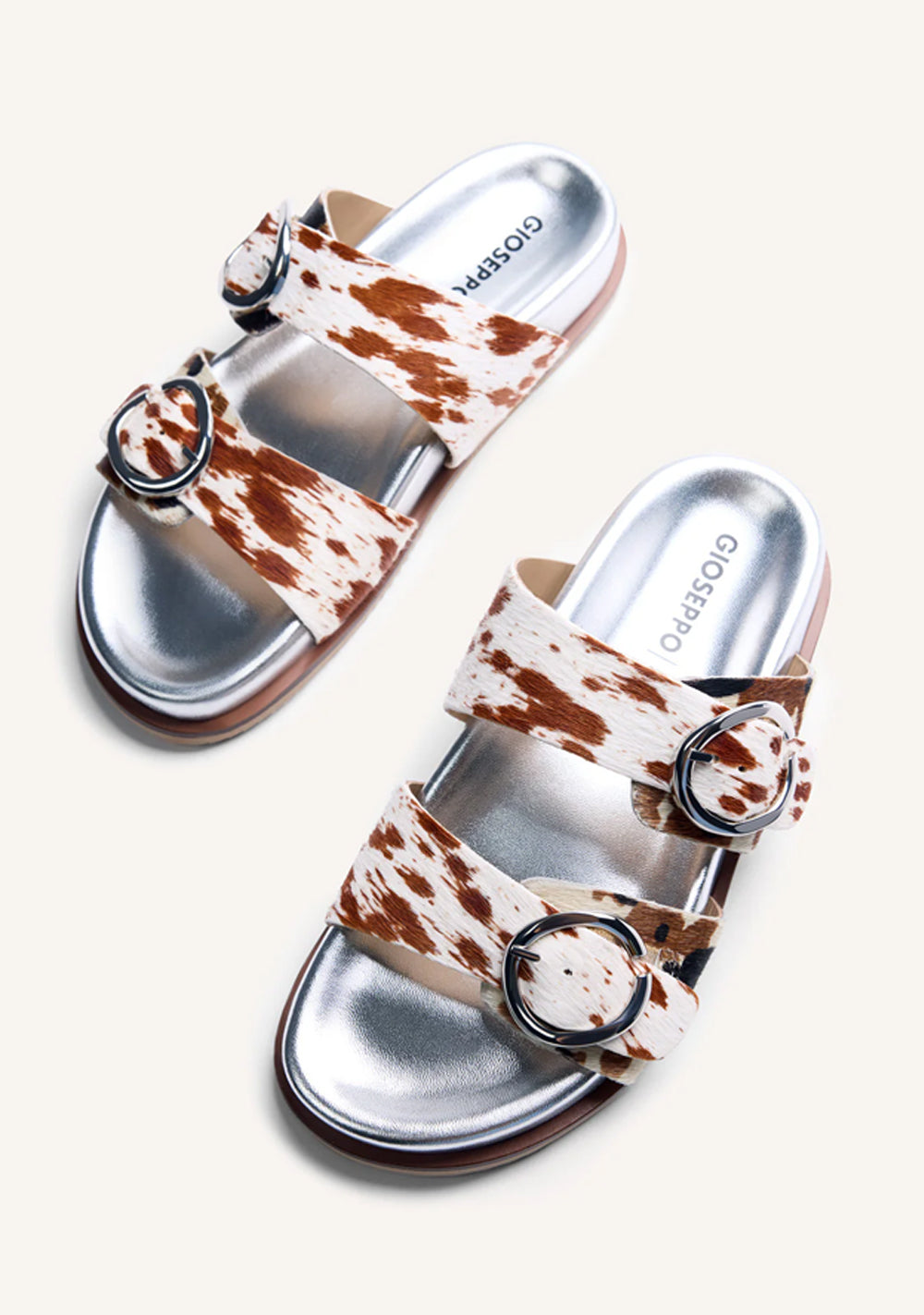 gioseppo animal print zenske papuce multicolor