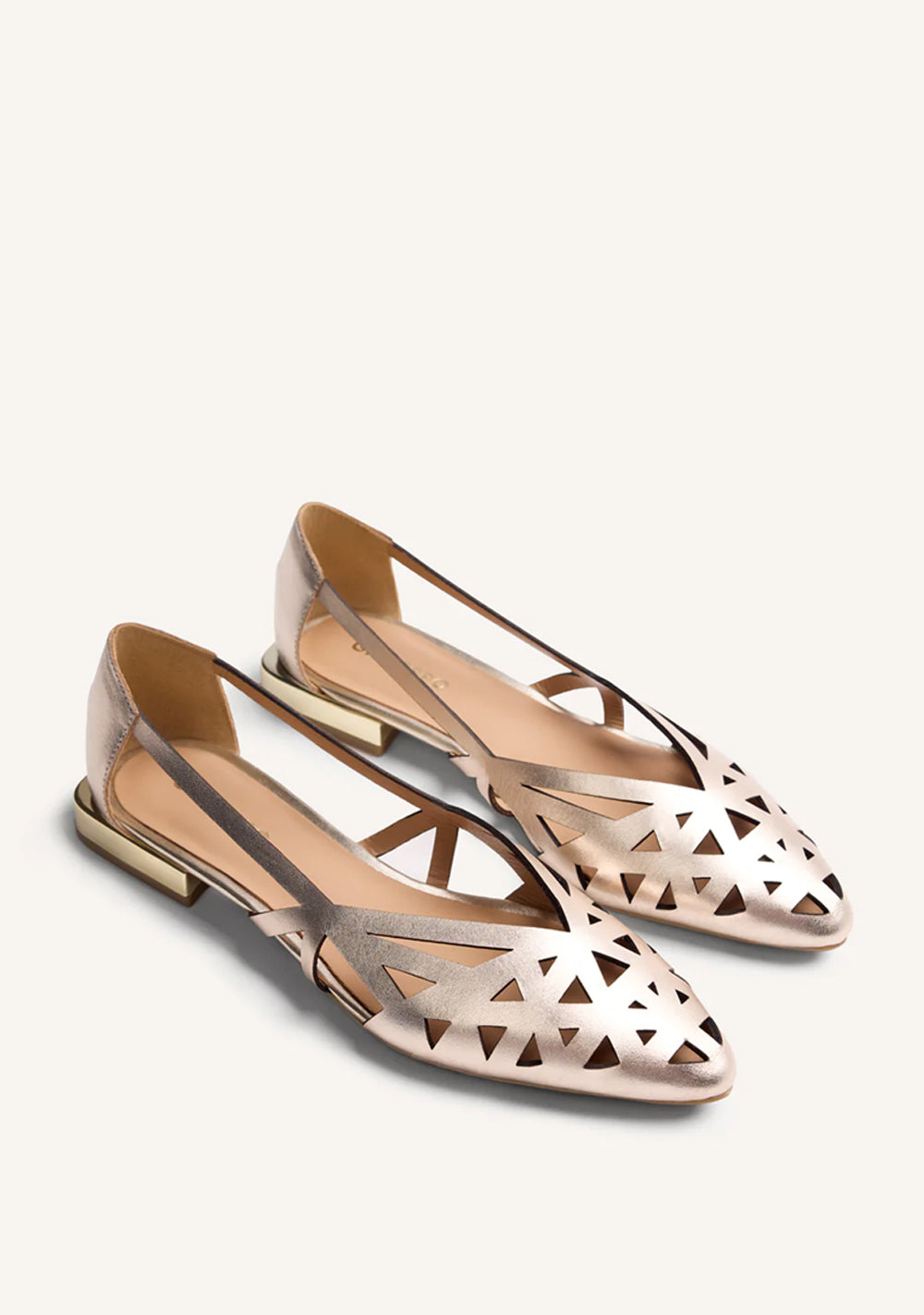 gioseppo zenske baletanke zlatna