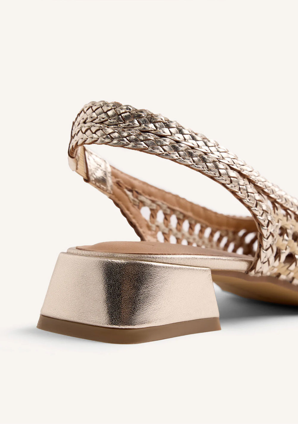 gioseppo zenske cipele sa otvorenom petom zlatna