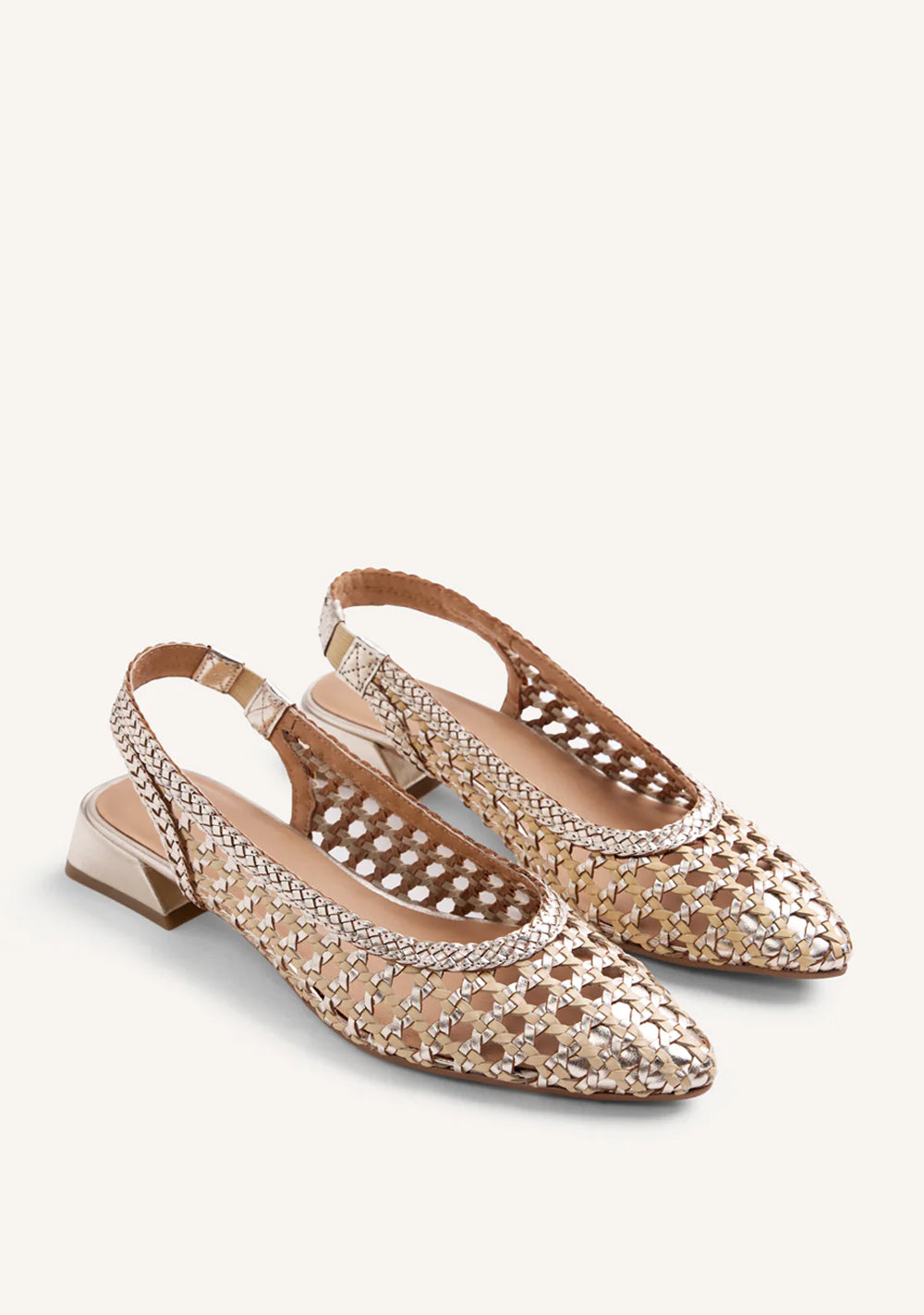 gioseppo zenske cipele sa otvorenom petom zlatna