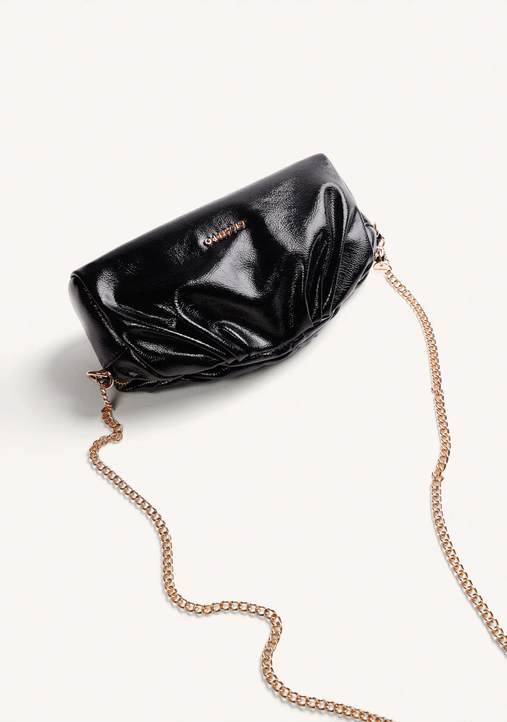 Gioseppo Ženska crossbody torba sa naboranim efektom crna