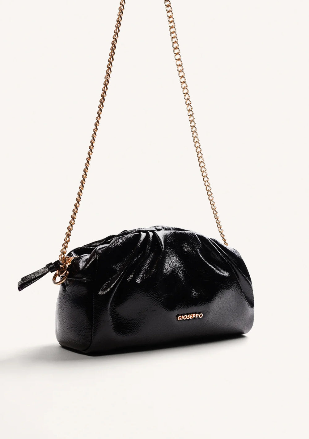 Gioseppo Ženska crossbody torba sa naboranim efektom crna