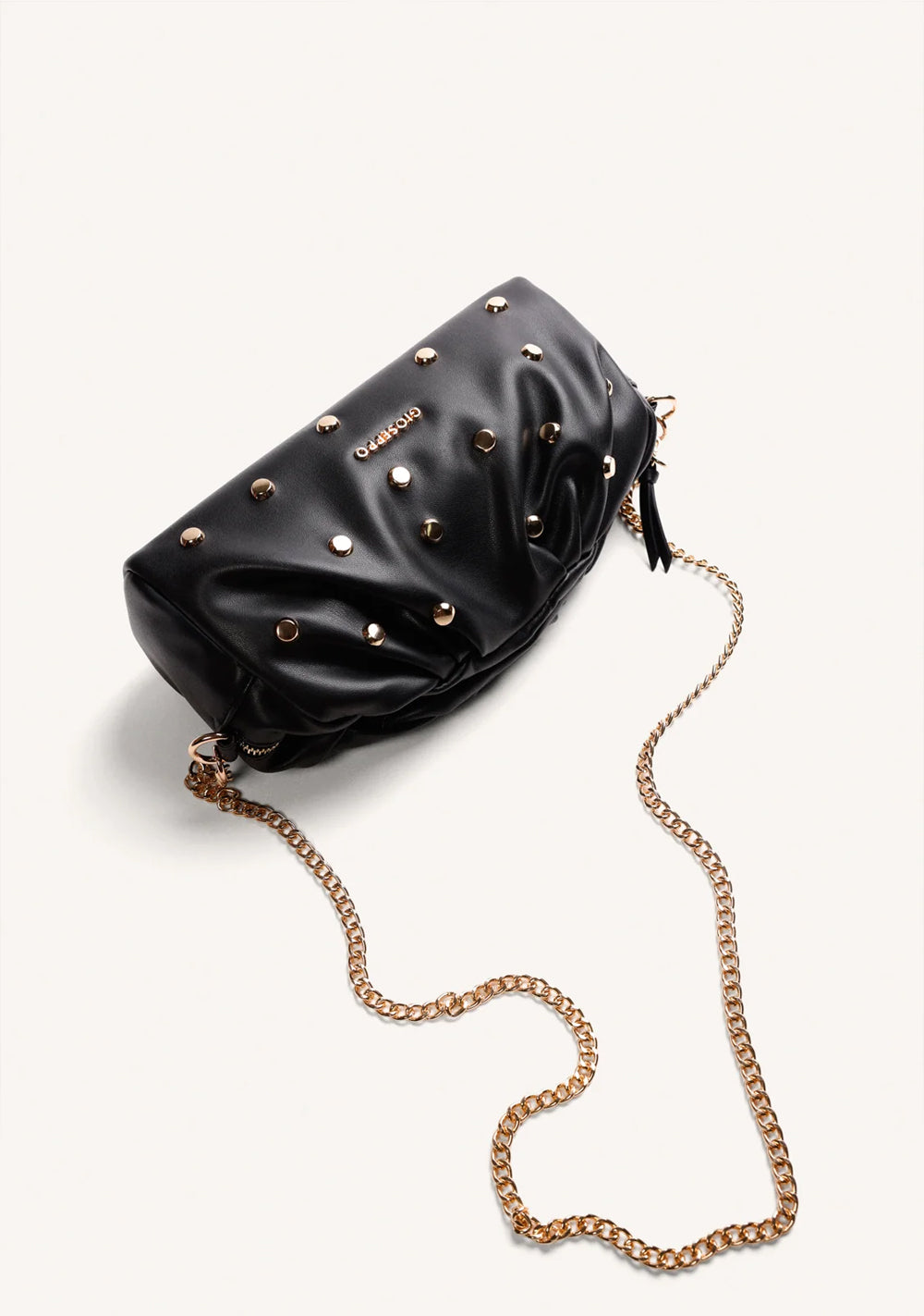 Gioseppo Ženska crossbody torba sa nitnama crna