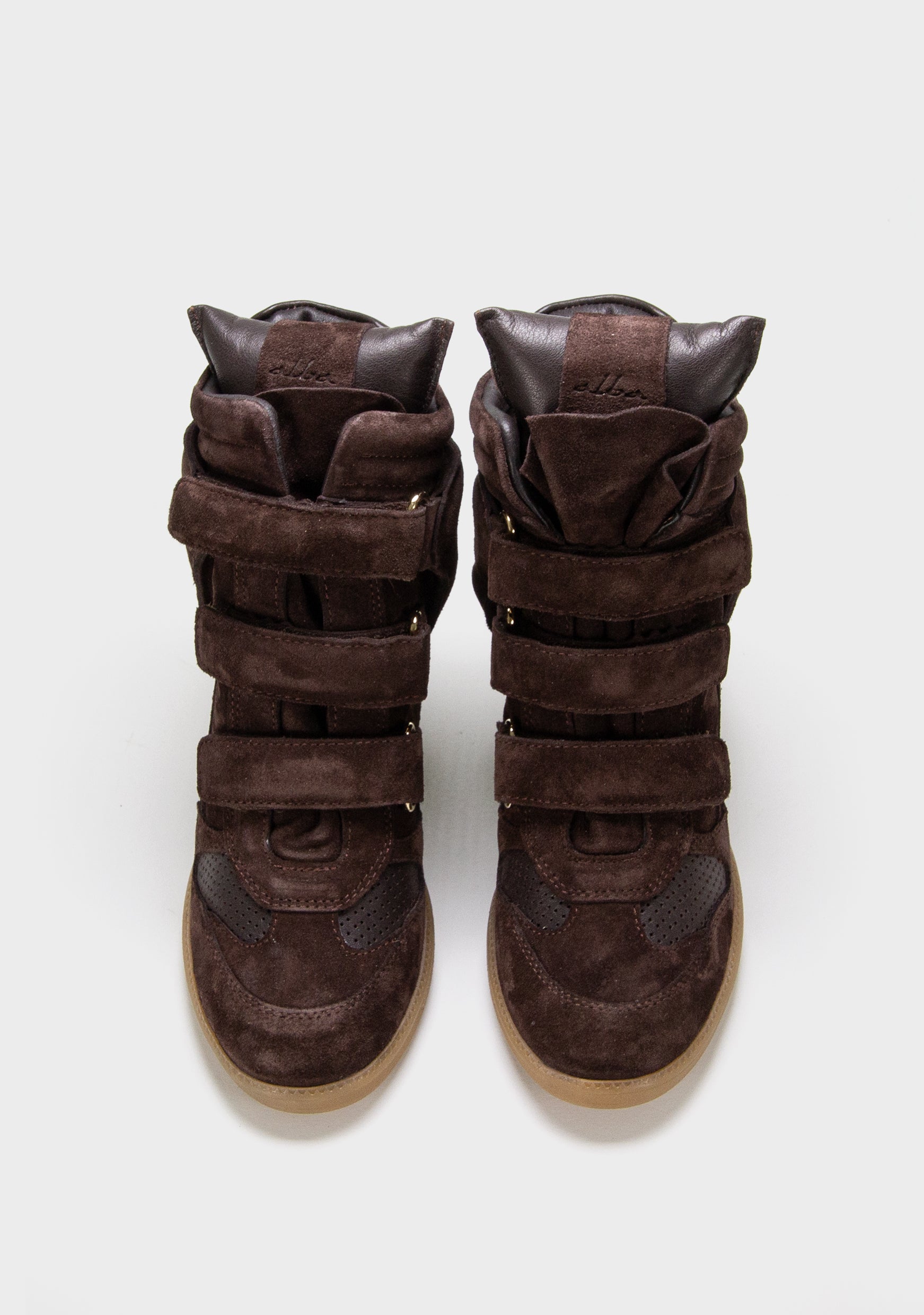 braon kozne patike na cicak sa platformom