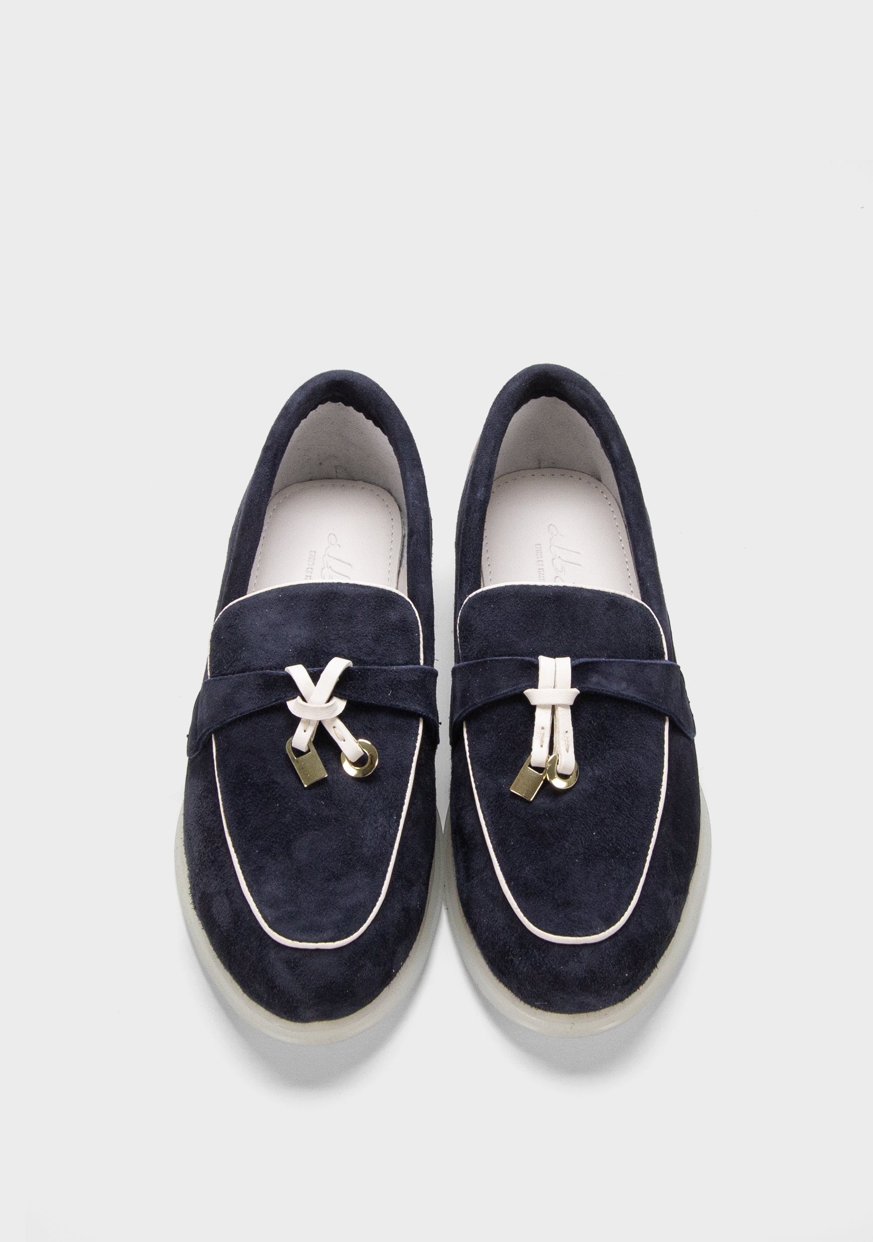 teget zenske mokasine od velura