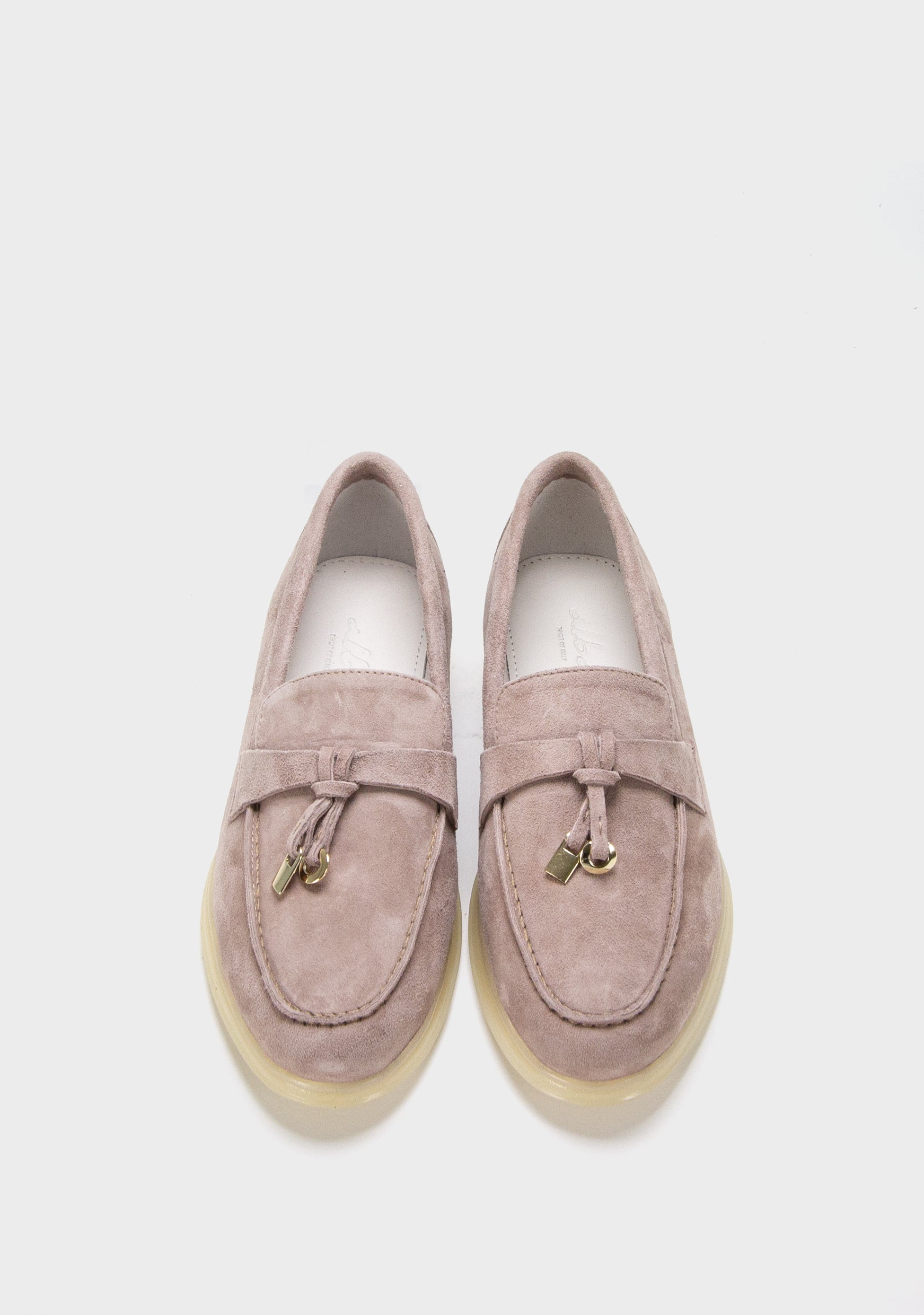 puder bez zenske mokasine od velura