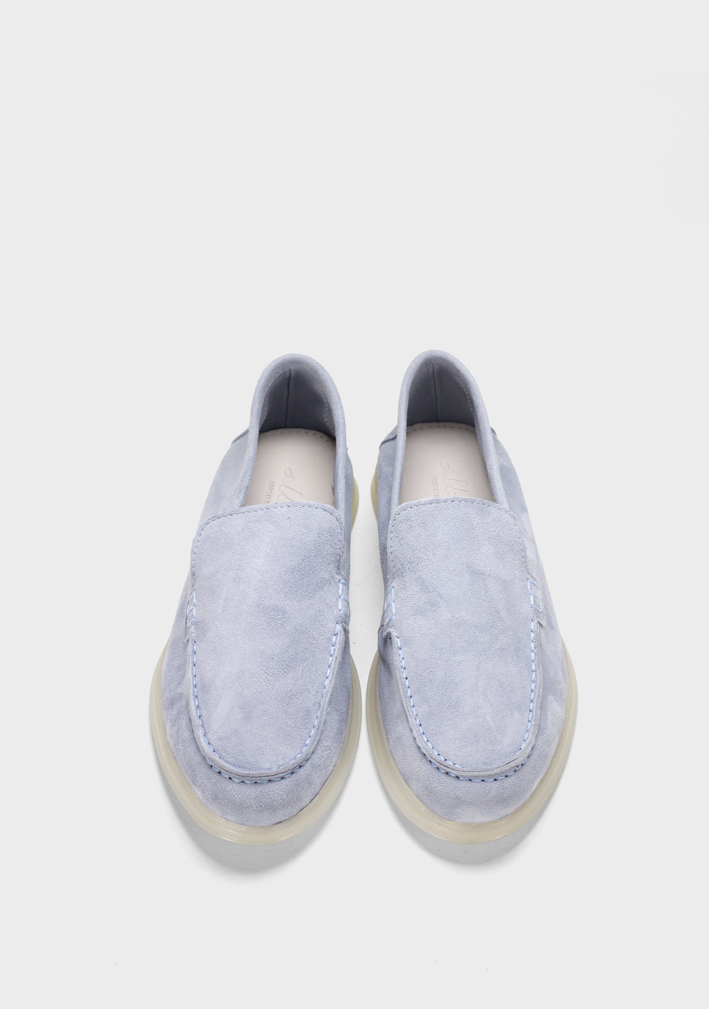 zenske kozne mokasine od velura plava boja