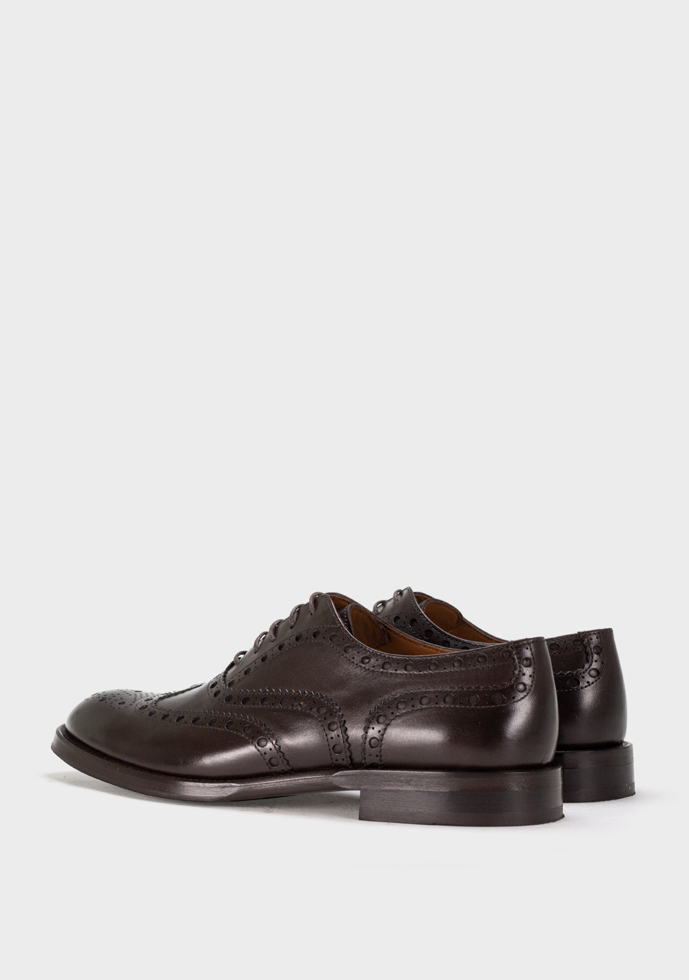Alba Brogue muške elegantne kožne cipele braon