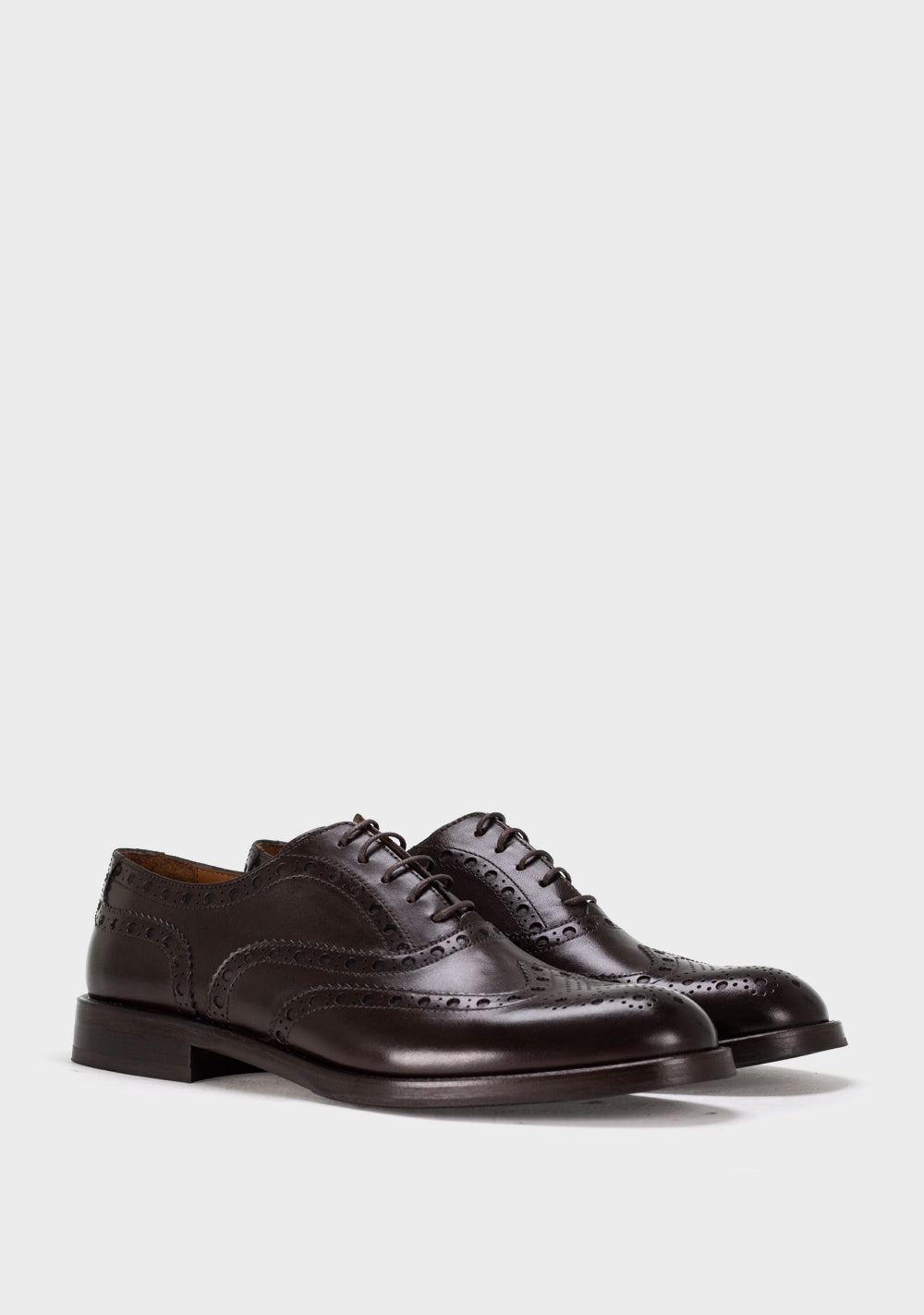 Alba Brogue muške elegantne kožne cipele braon