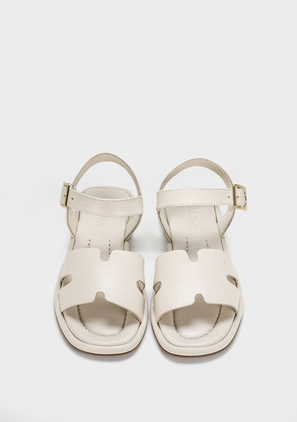 alba ecol zenske kozne sandale svetlo bez