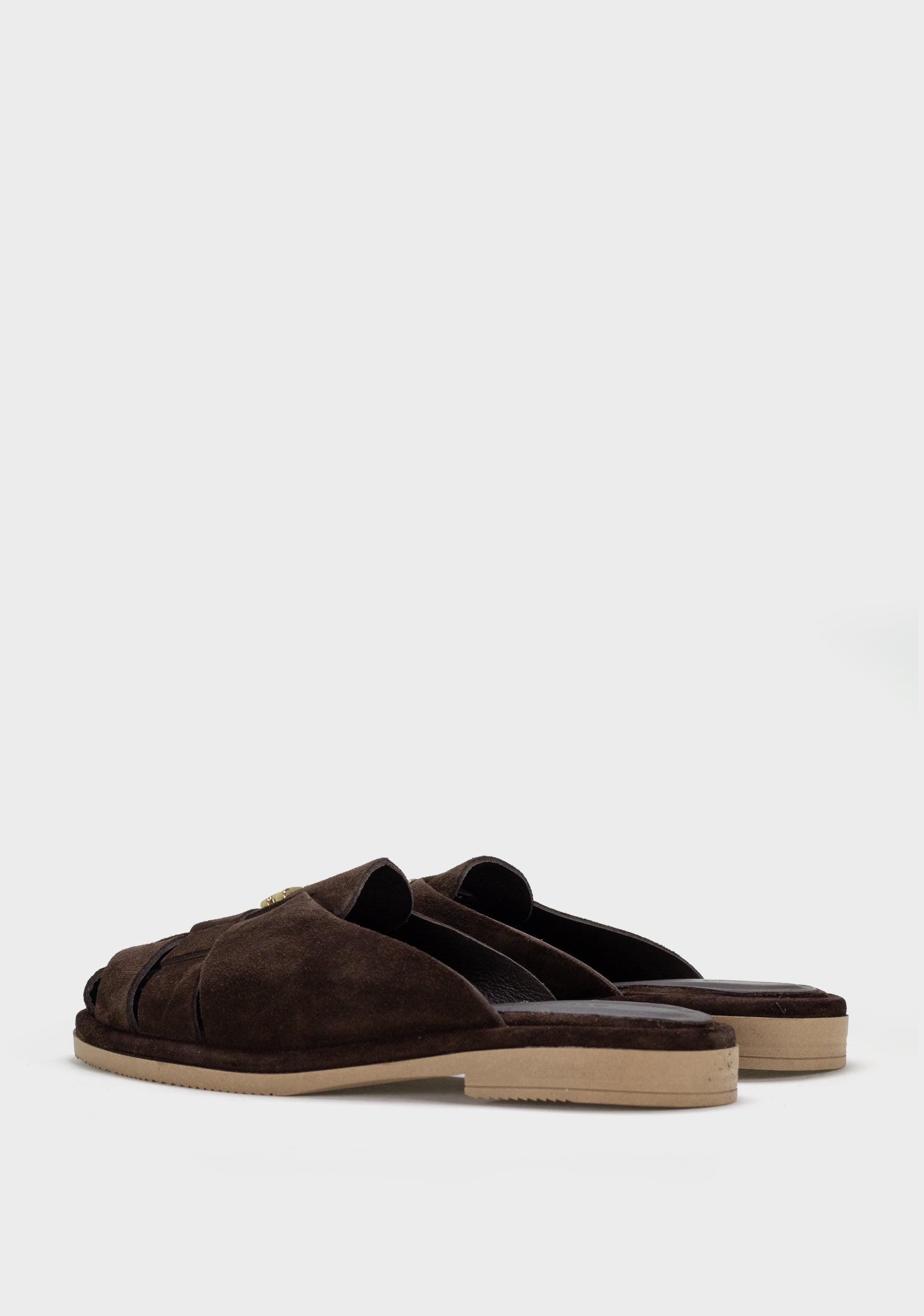 alba elena kozne zenske papuce braon