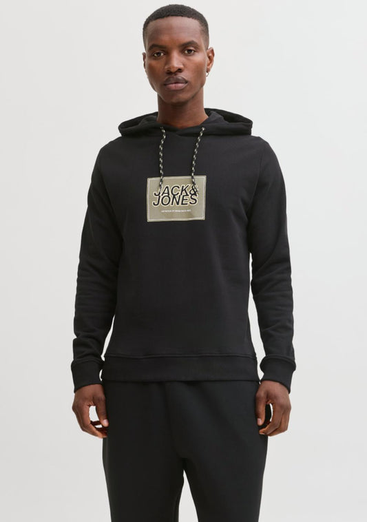 jack jones duks sa printom crna