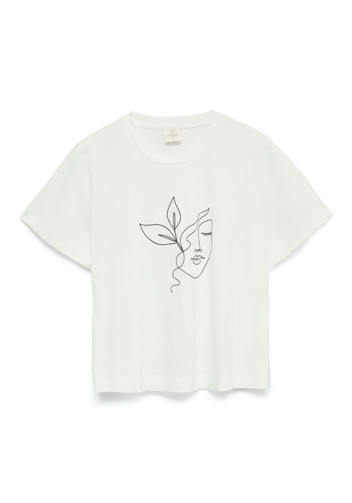 vero moda thea matte zenska majica bela