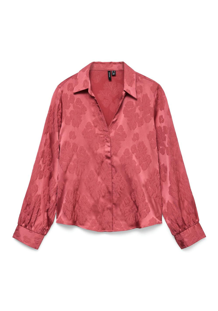 vero moda zenska elegantna kosulja pink