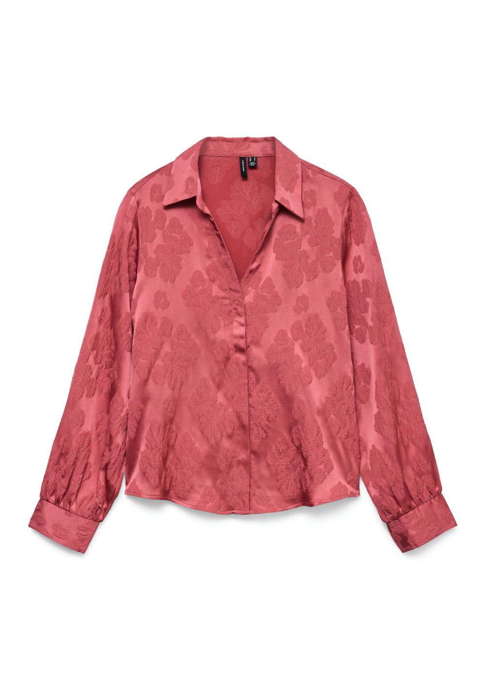 vero moda zenska elegantna kosulja pink