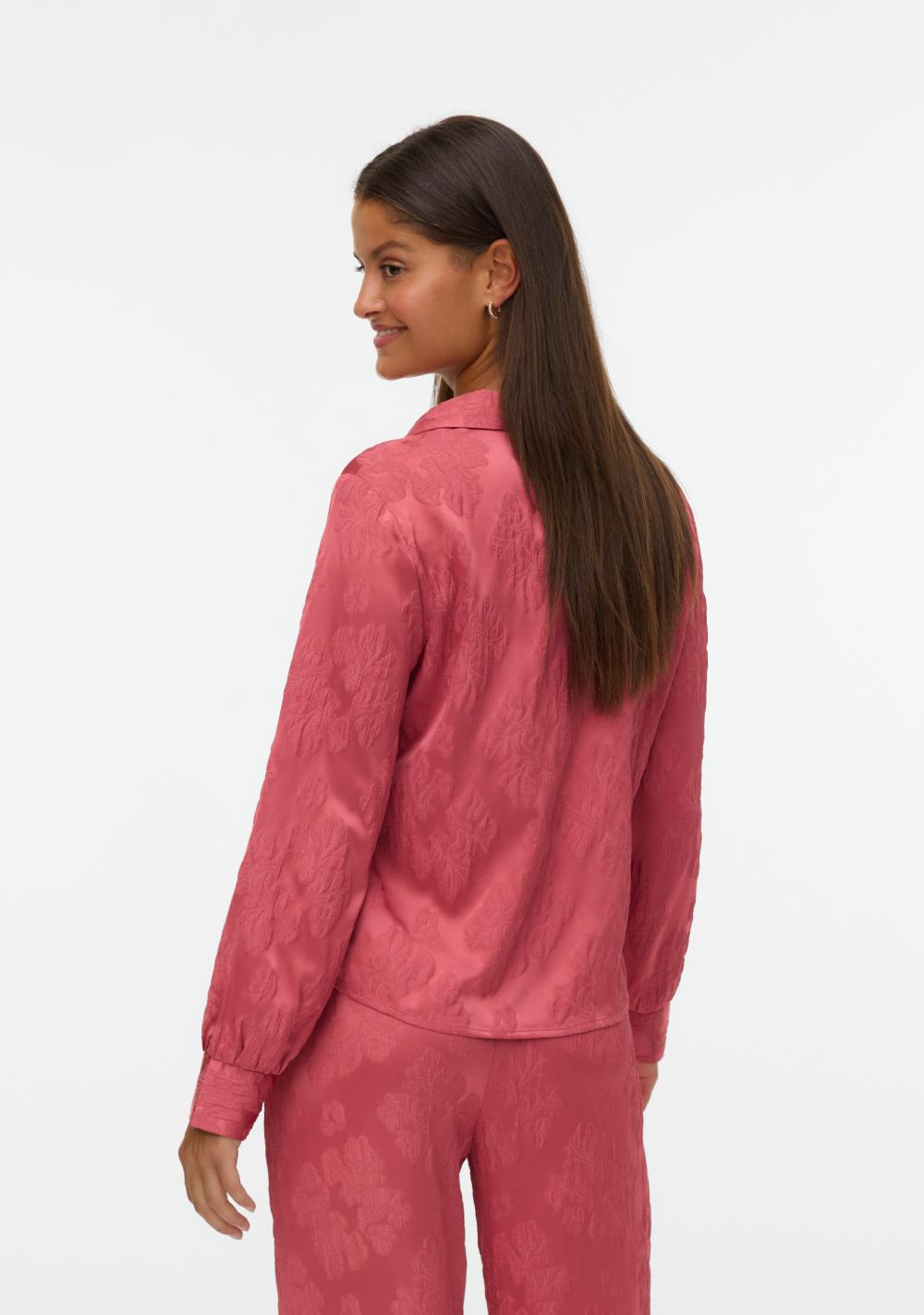 vero moda zenska elegantna kosulja pink