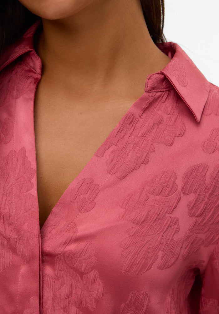 vero moda zenska elegantna kosulja pink