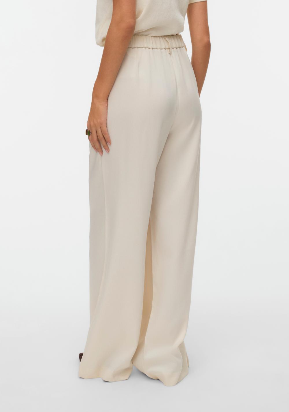 vero moda zenske elegantne siroke pantalone bez