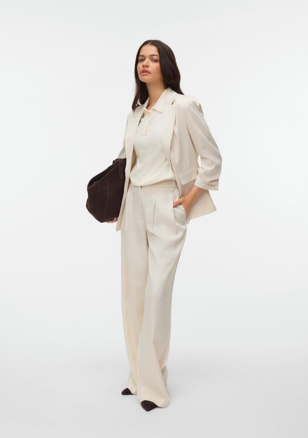 vero moda zenske elegantne siroke pantalone bez