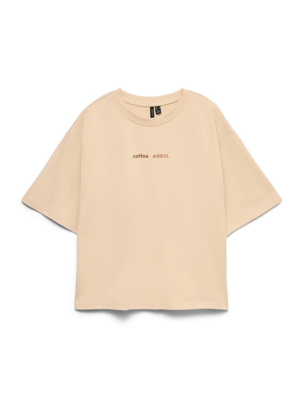 vero moda zenska majica sa printom bez