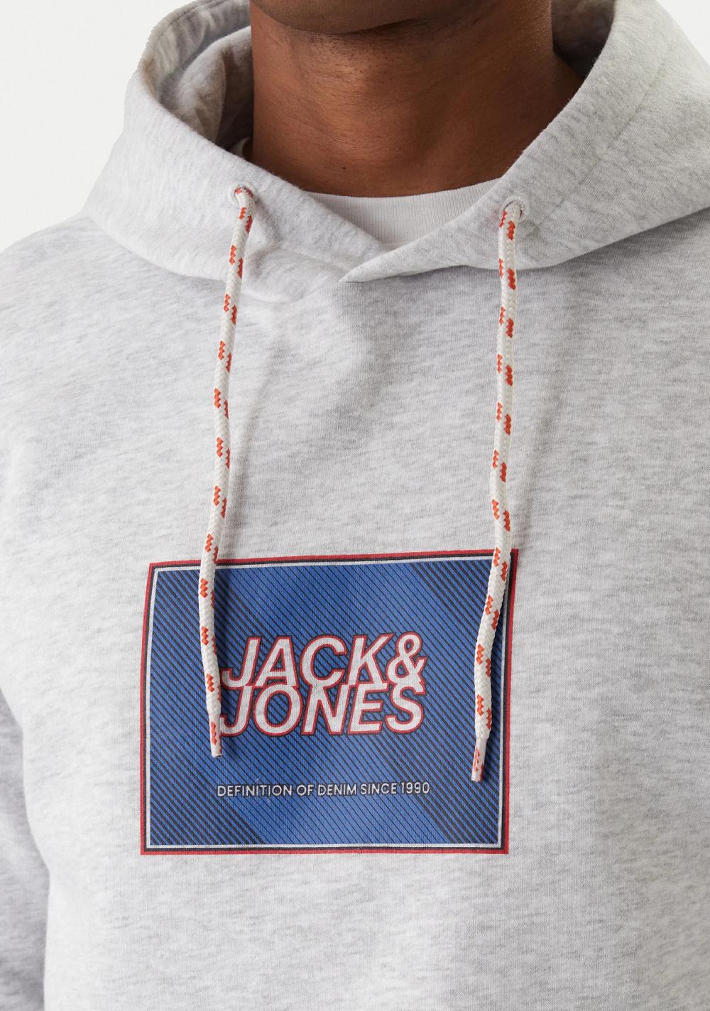 jack jones duks sa printom siva