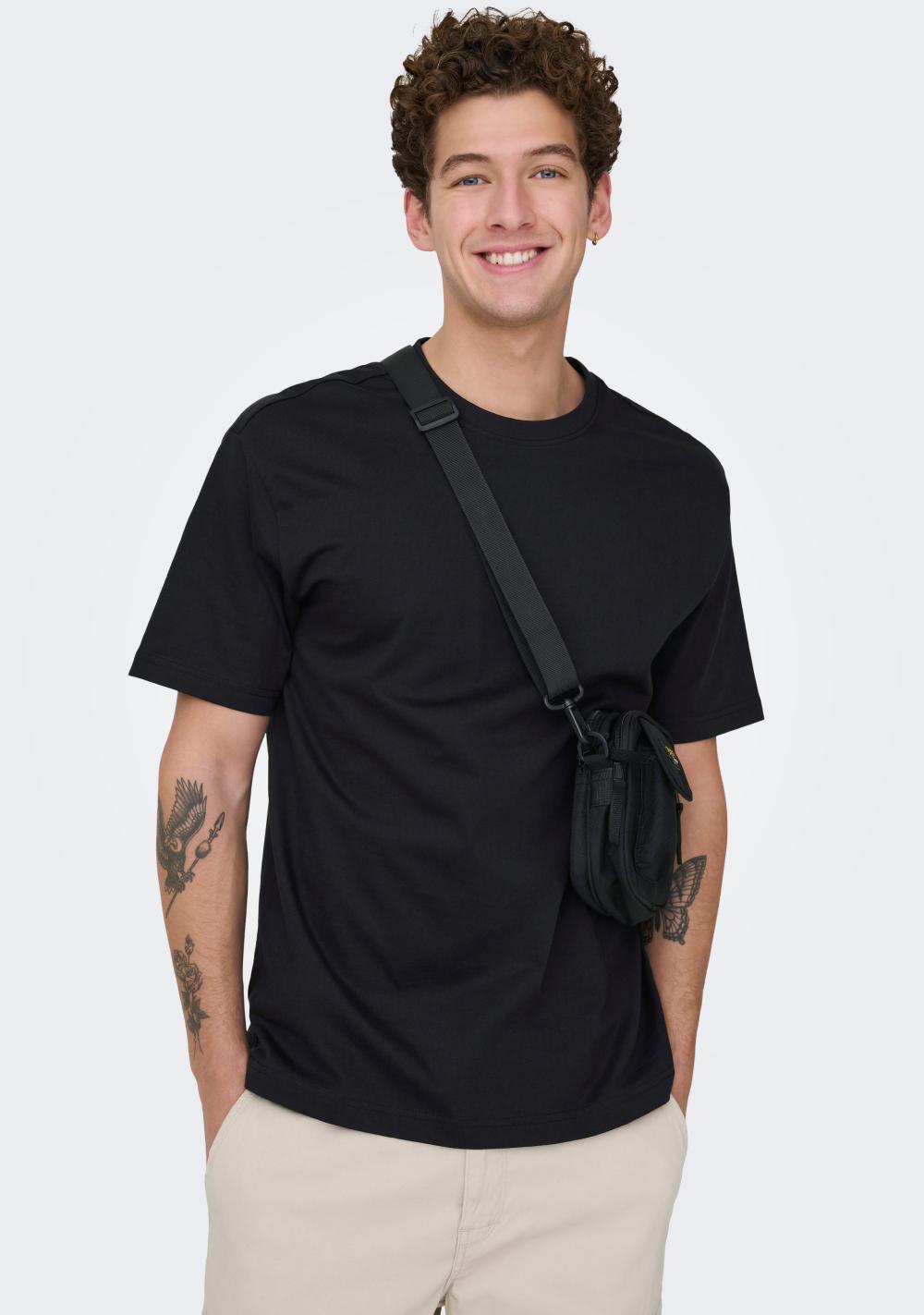 only sons muska majica crna