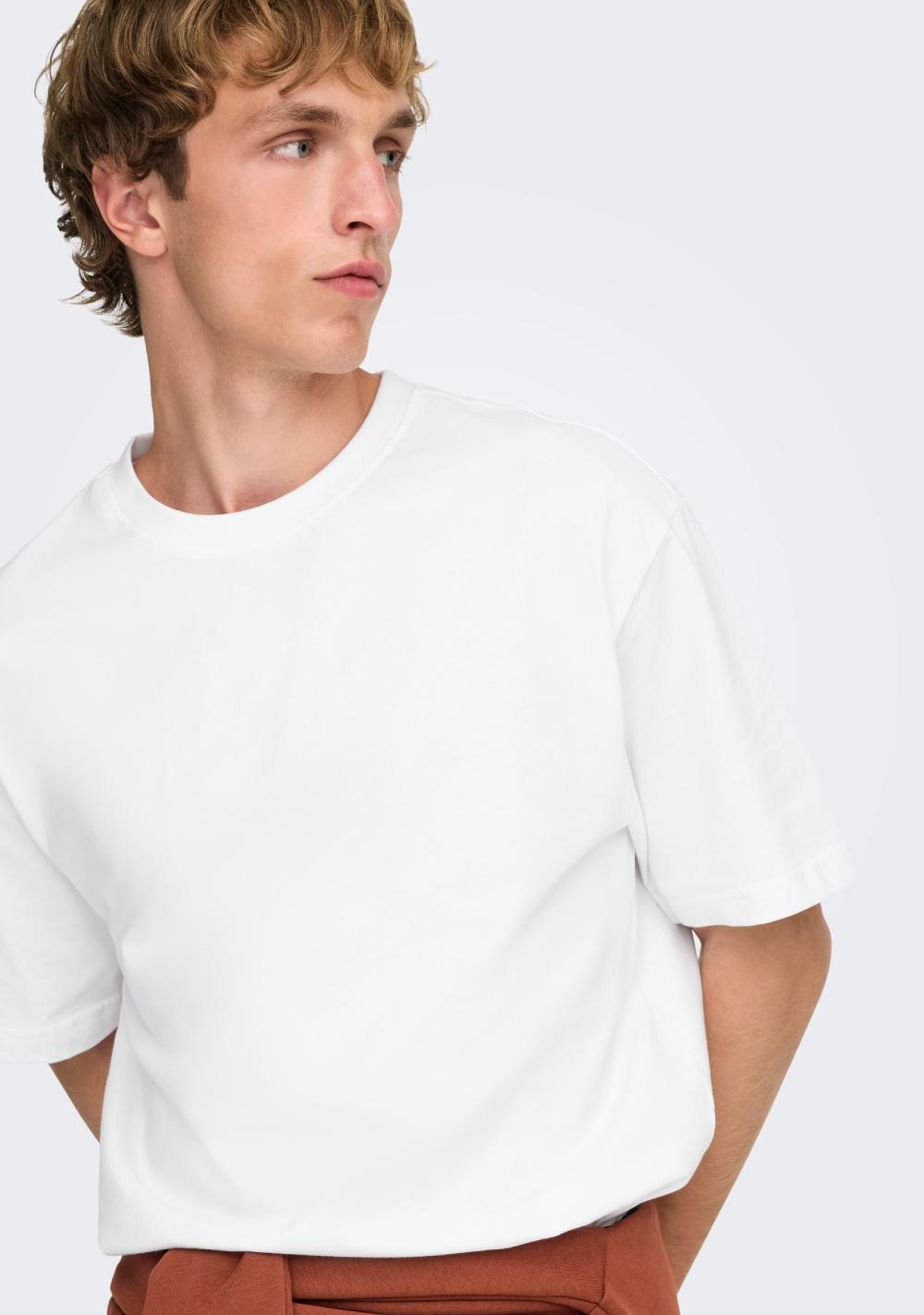 only sons muska majica bela