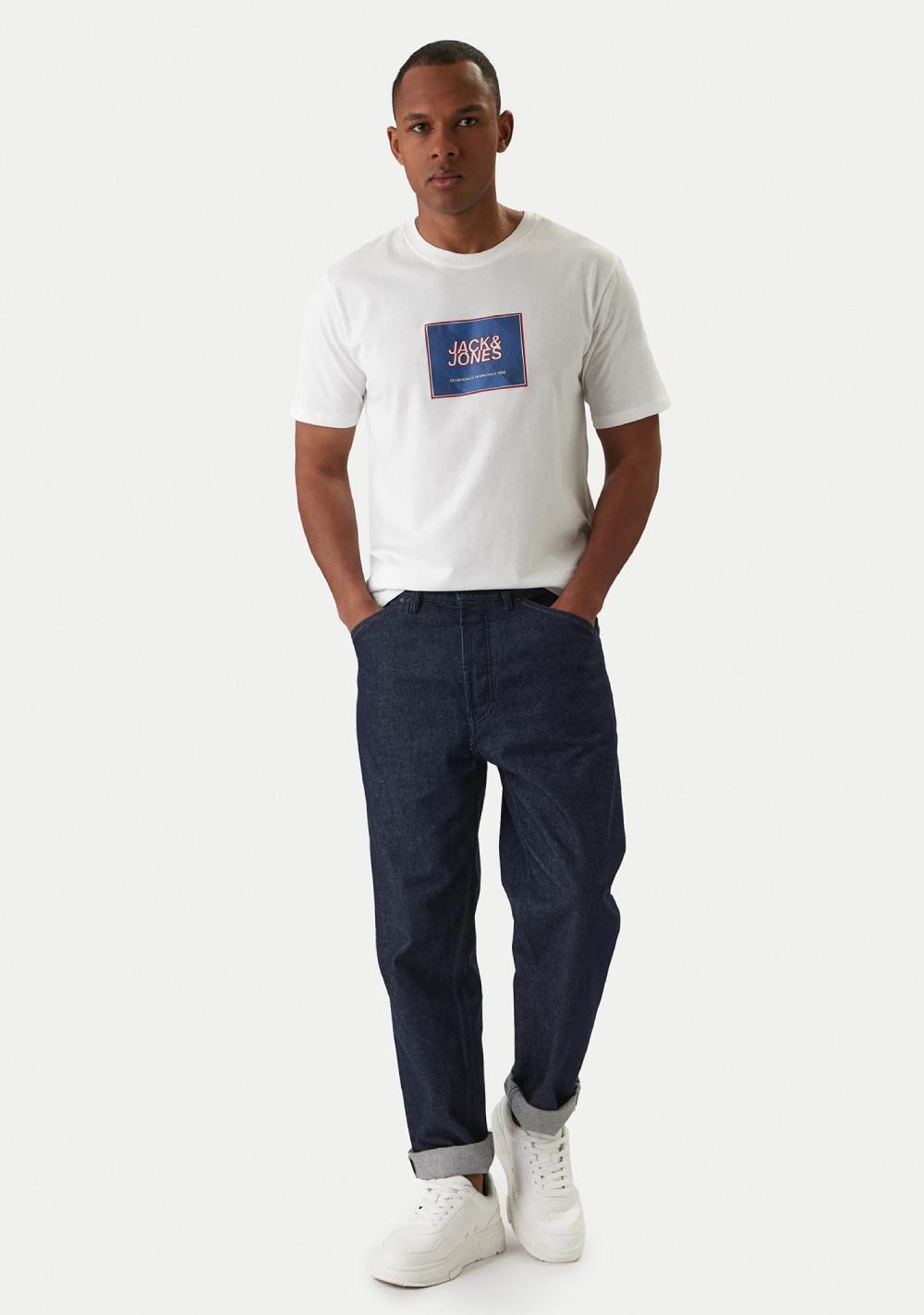 jack jones jjrain bela majica