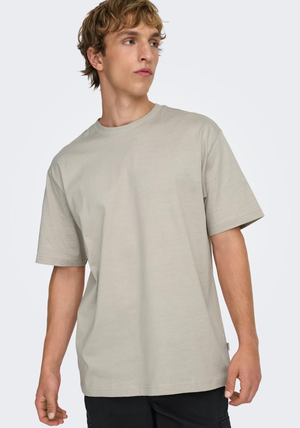 only sons muska majica siva