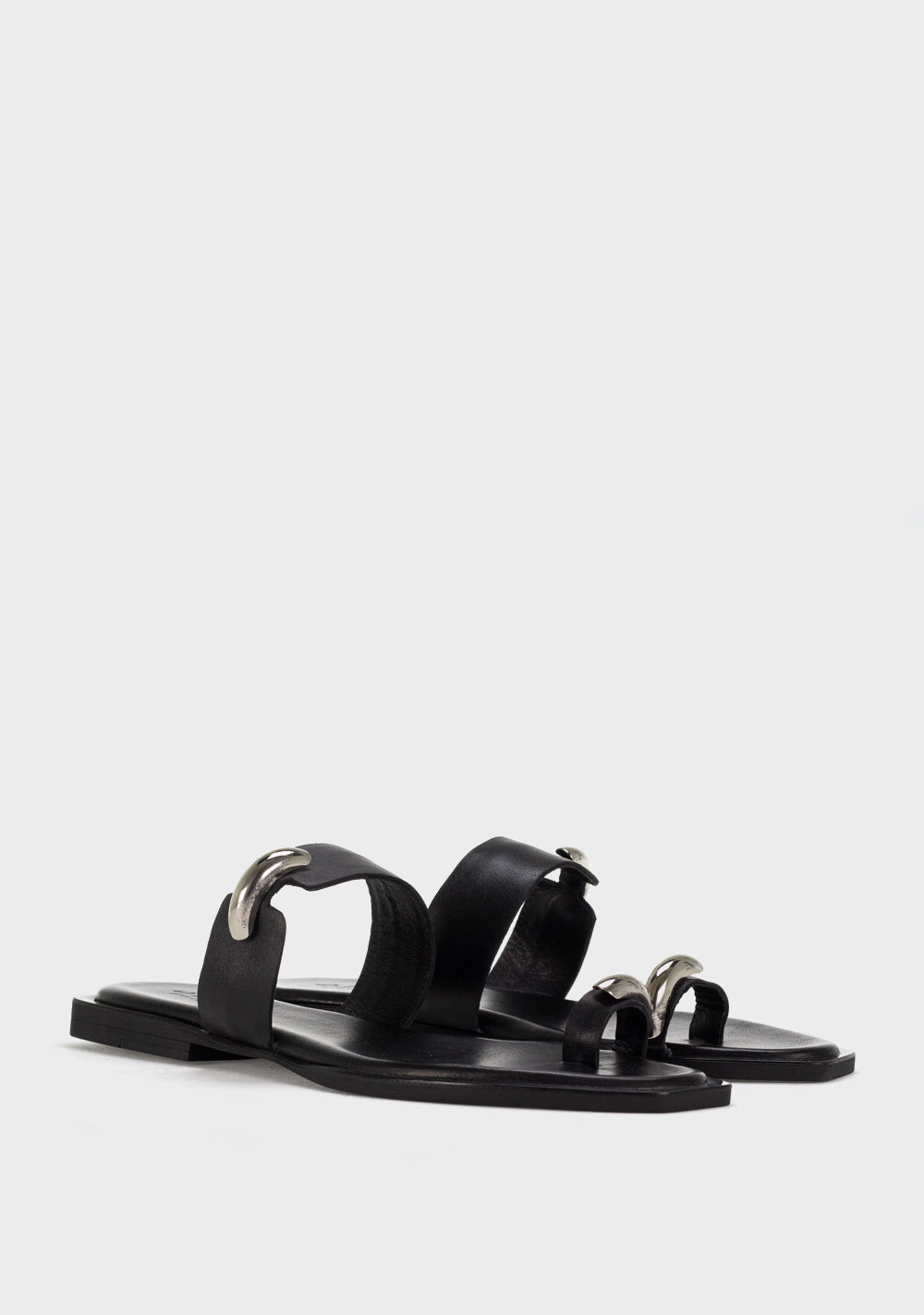 alba cain zenske kozne papuce crna