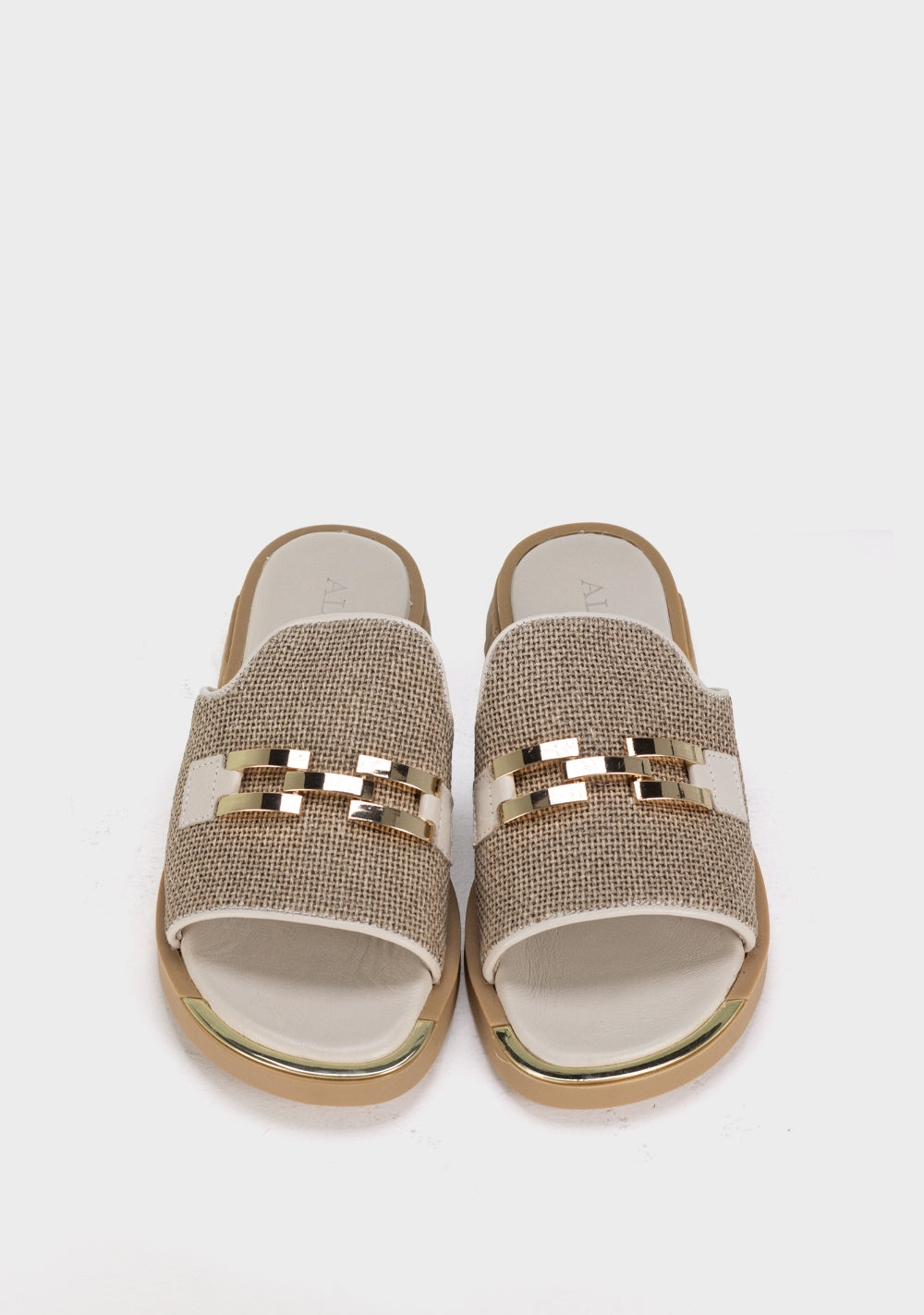 alba seli zenske kozne papuce bela