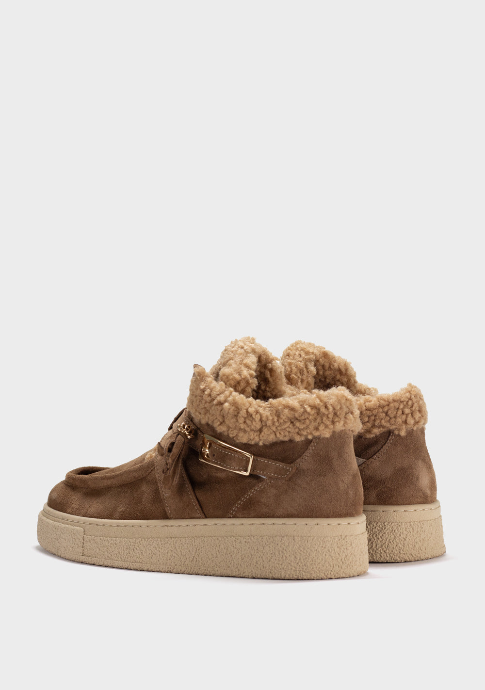 Alba Bianca ženske cipele od brušene kože sa krznom bez