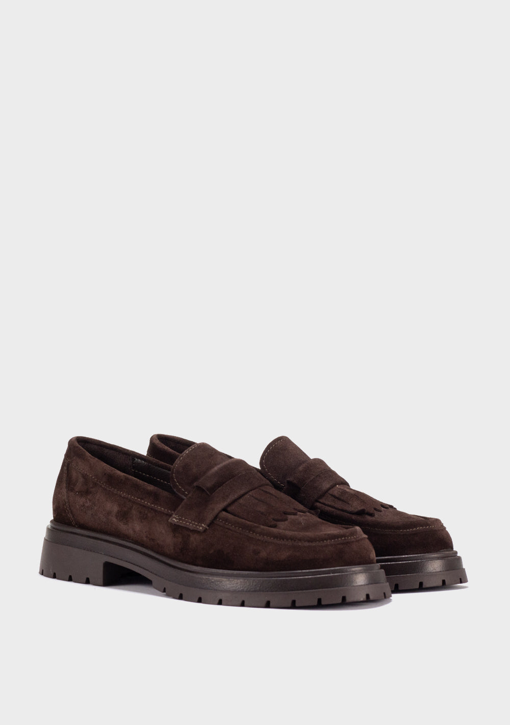 Alba Elsa ženske kožne mokasine braon