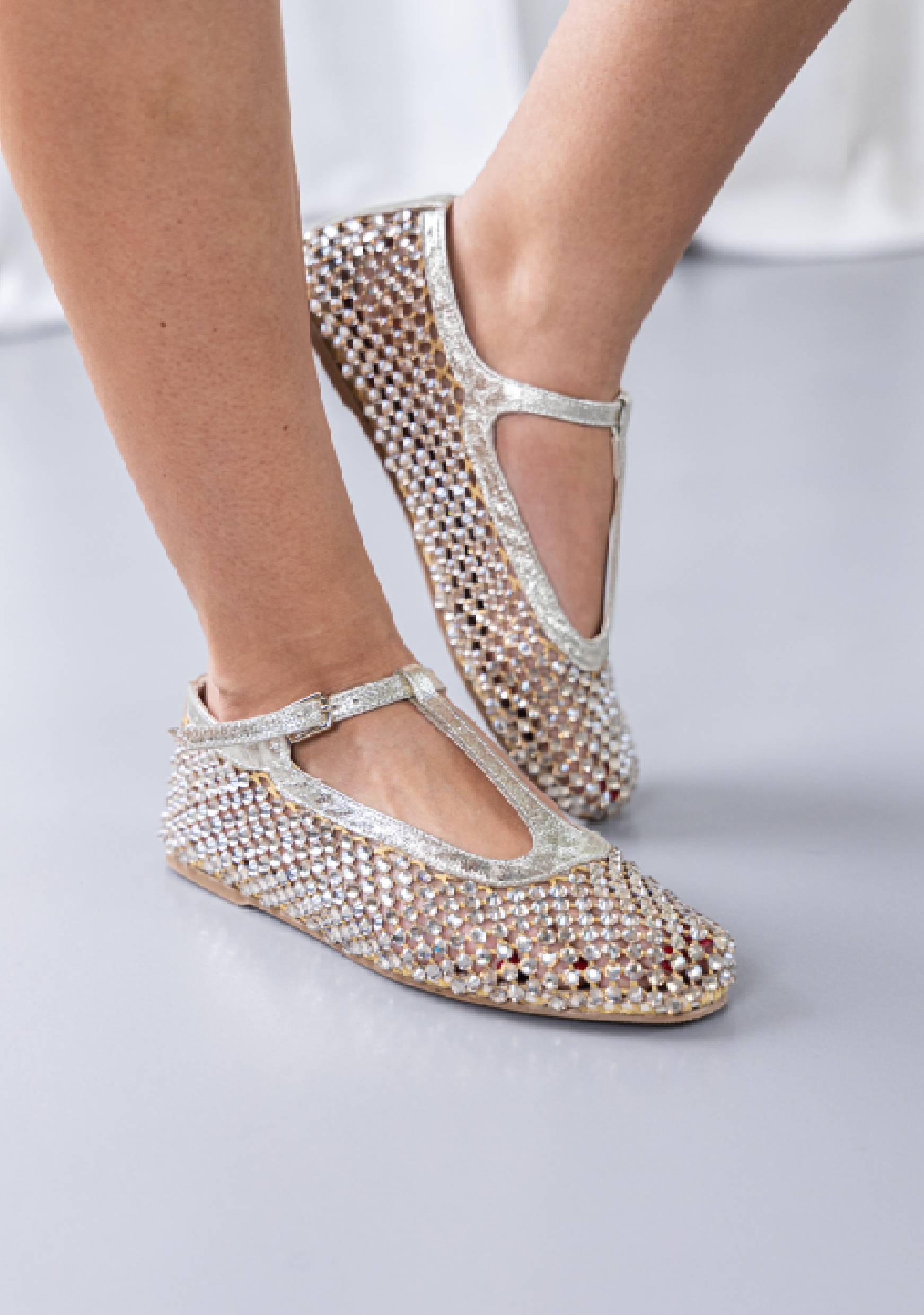 zenske baletanke kozne zlatna boja