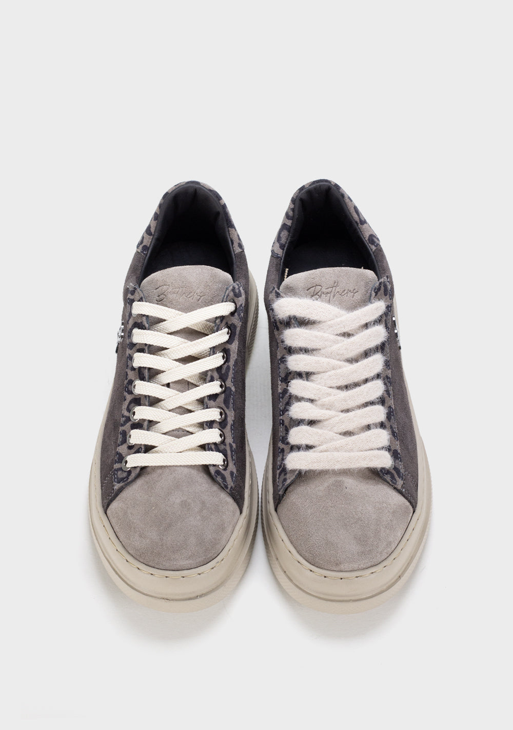 bro campo zenske kozne patike tamno siva