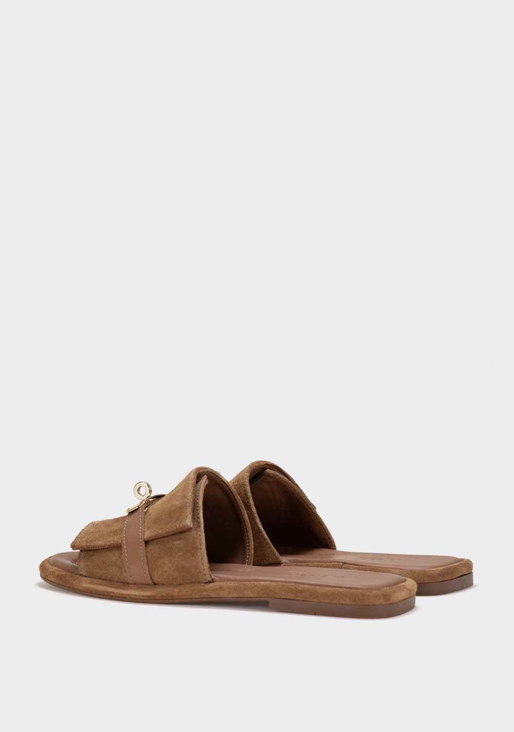 alba lora zenske kozne papuce braon