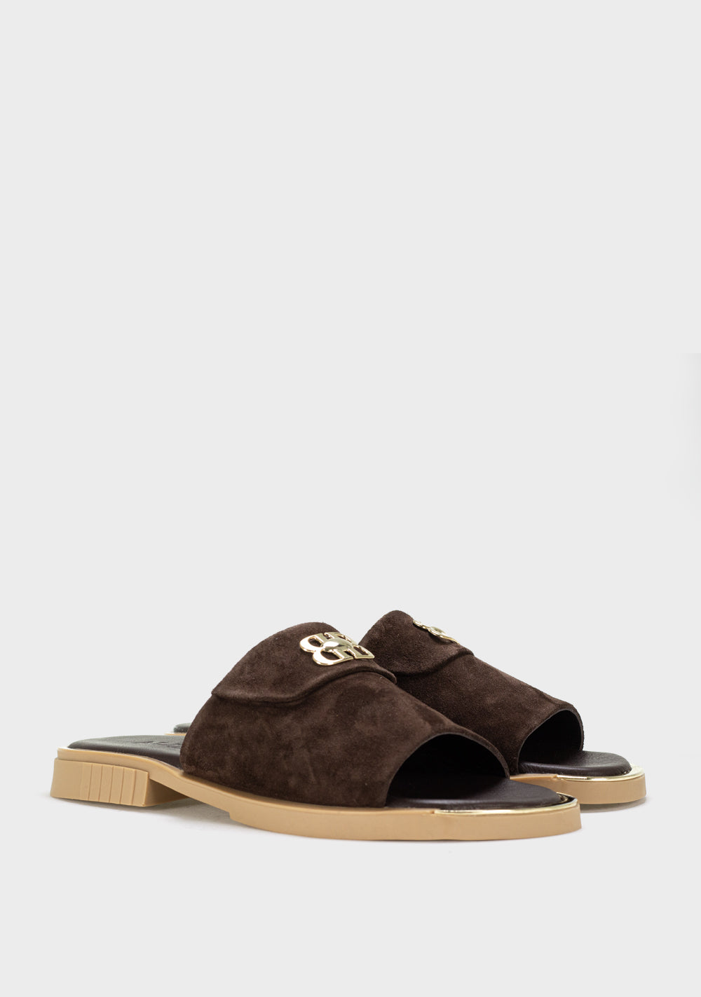 alba diana zenske kozne papuce braon