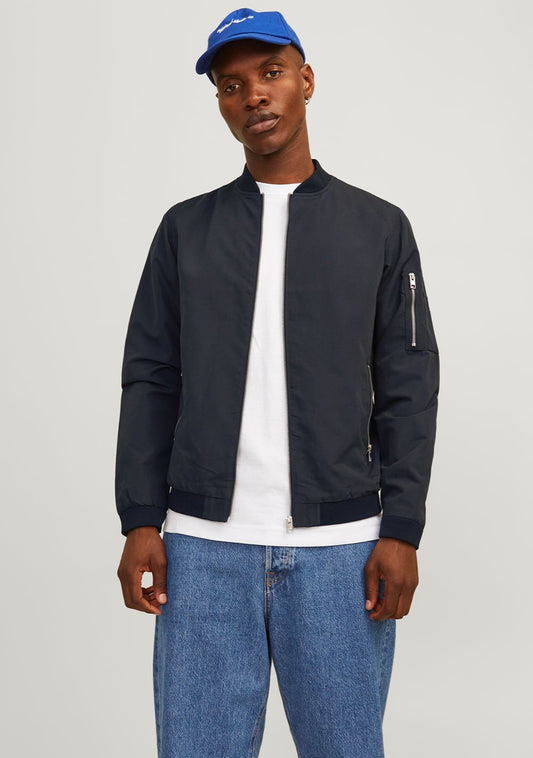 jack jones rush muska bomber jakna crna