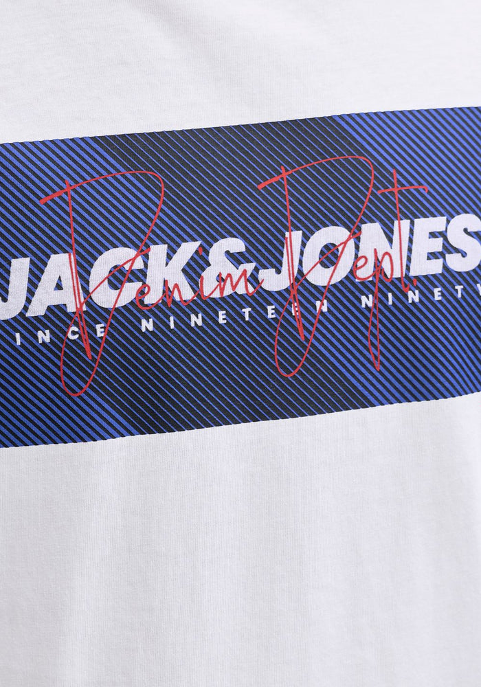 jack jones muska majica sa printom bela