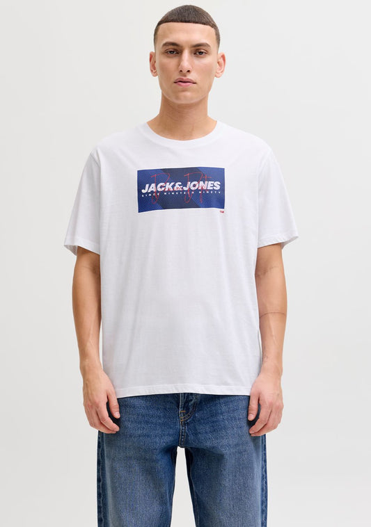 jack jones muska majica sa printom bela