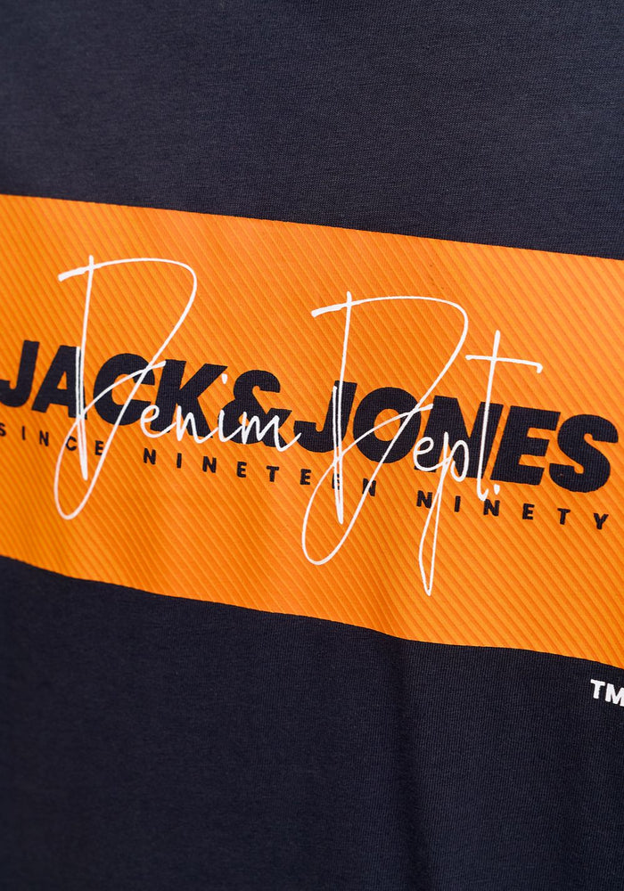jack jones muska majica sa printom teget