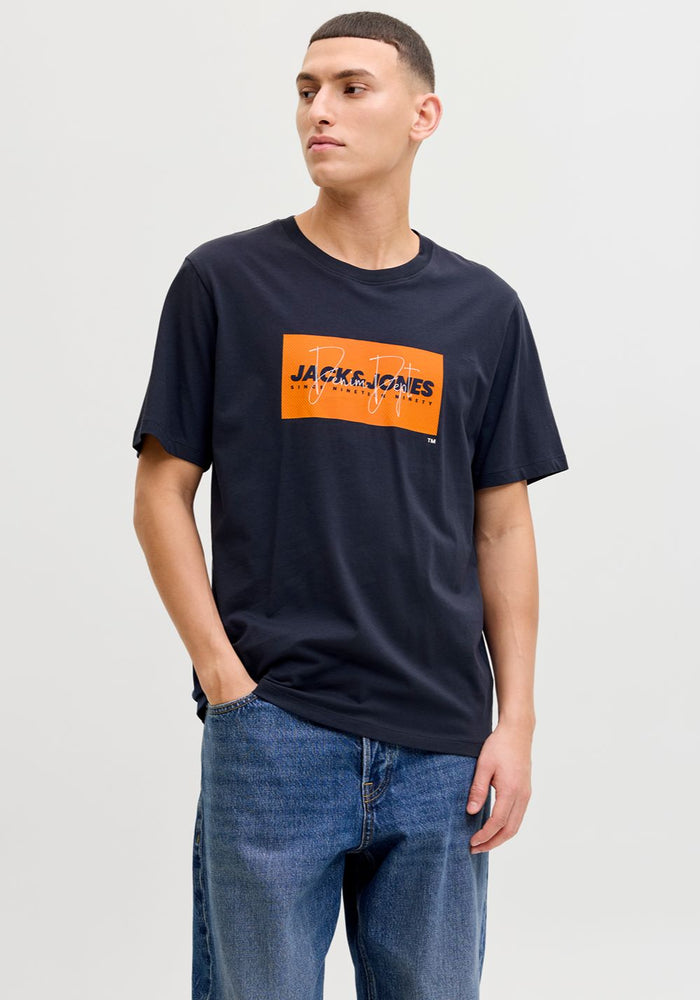 jack jones muska majica sa printom teget