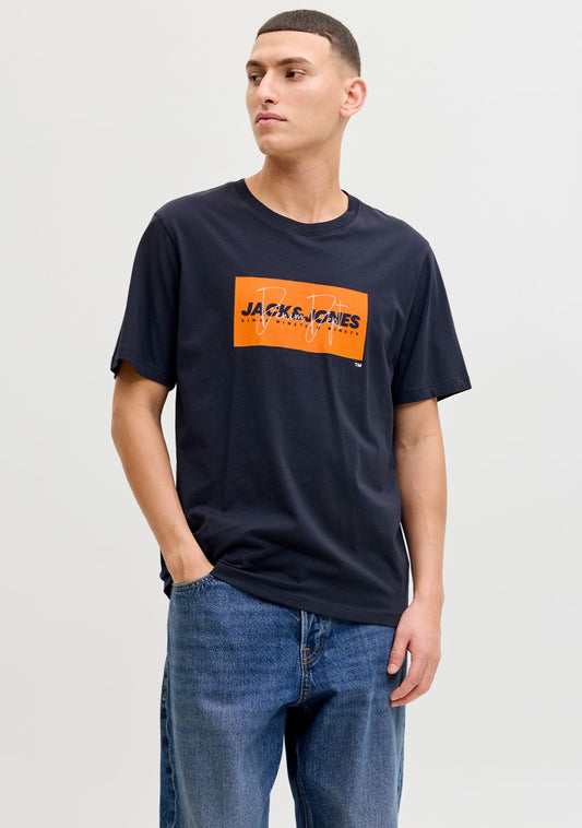 jack jones muska majica sa printom teget