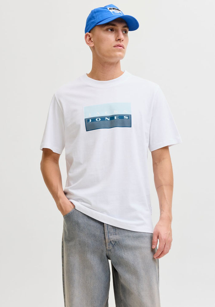 jack jones muska majica sa printom bela
