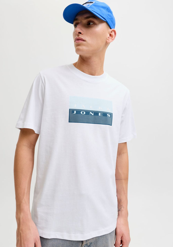 jack jones muska majica sa printom bela