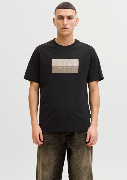 jack jones muska majica sa printom crna